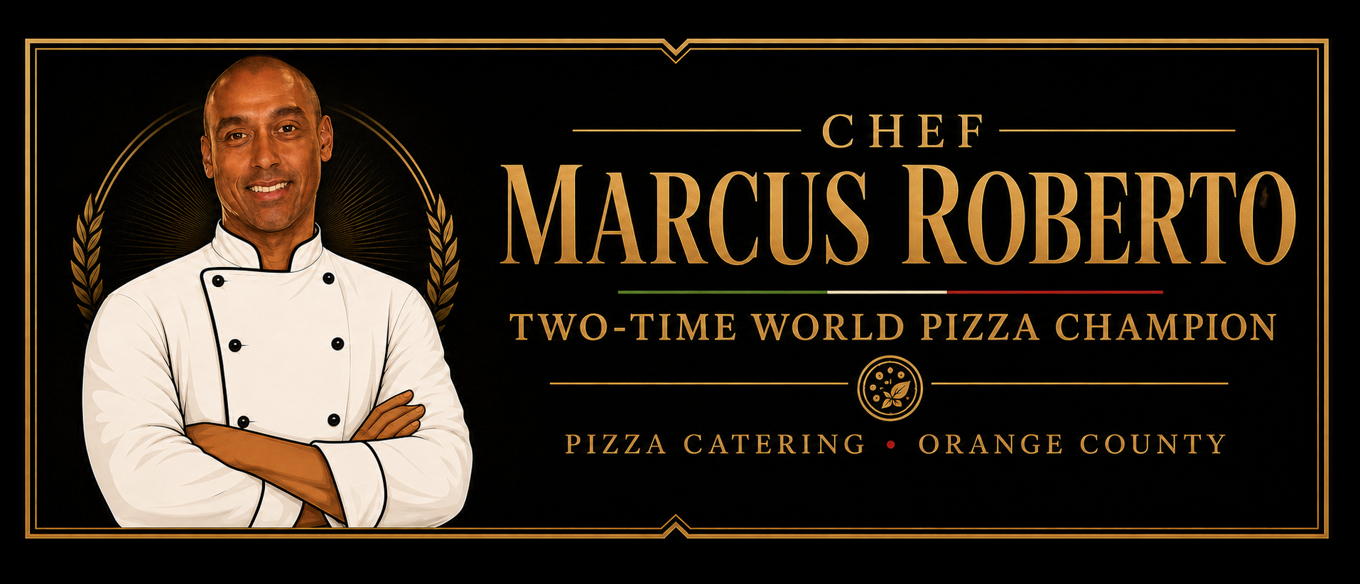 Pizza Catering Orange County — Two-Time World Pizza Champion logo